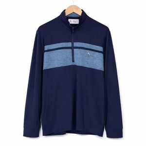 Original Penguin Navy and Light Blue Pullover (018)